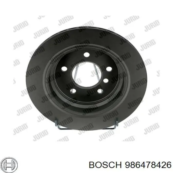 986478426 Bosch диск гальмівний задній