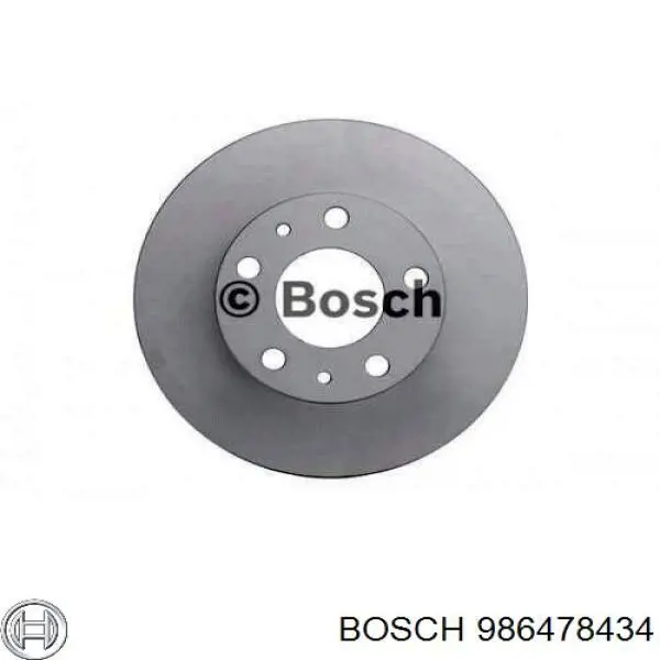 Диск гальмівний передній Bosch 986478434