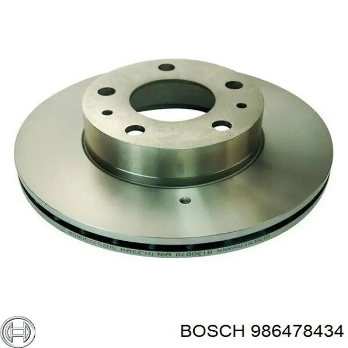 986478434 Bosch диск гальмівний передній