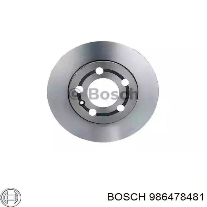 986478481 Bosch диск гальмівний задній