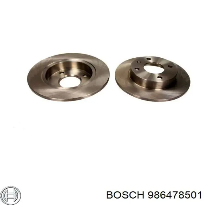 986478501 Bosch диск гальмівний передній