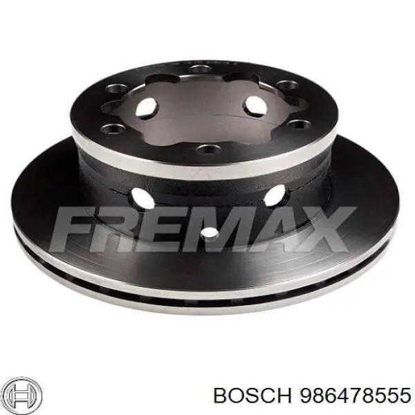Задні дискові гальма Bosch 986478555 ціна, від 40.36 USD