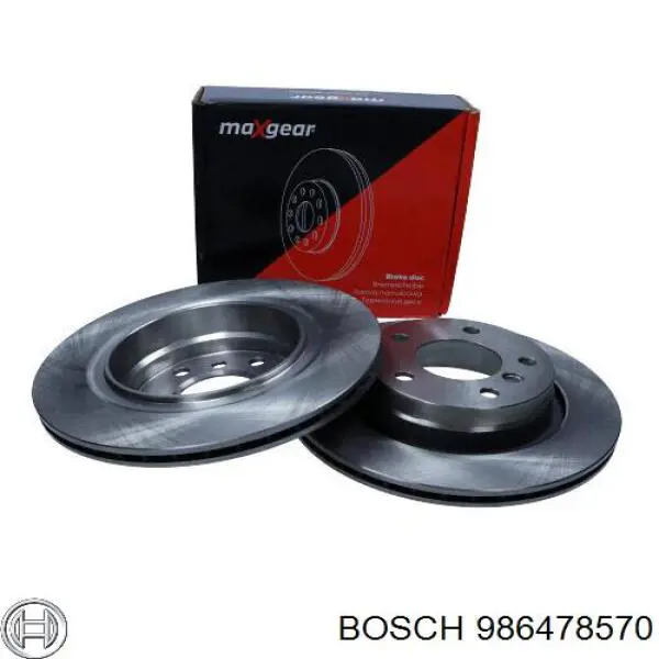 Гальмівні диски 986478570 Bosch