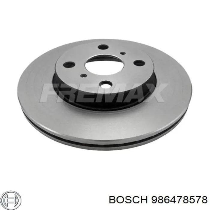 Гальмівні диски передні 986478578 Bosch