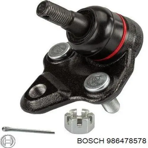 Диск переднього гальма Bosch 986478578 ціна, від 29.20 USD