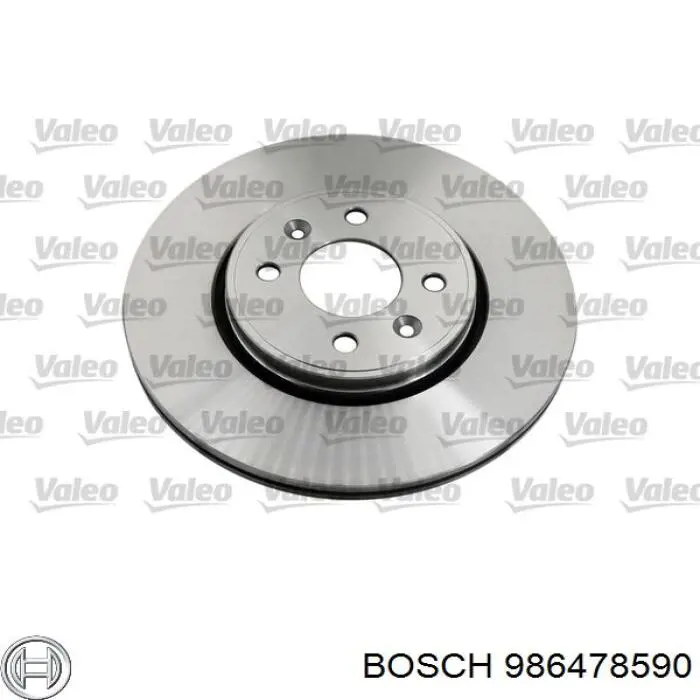 986478590 Bosch диск гальмівний передній