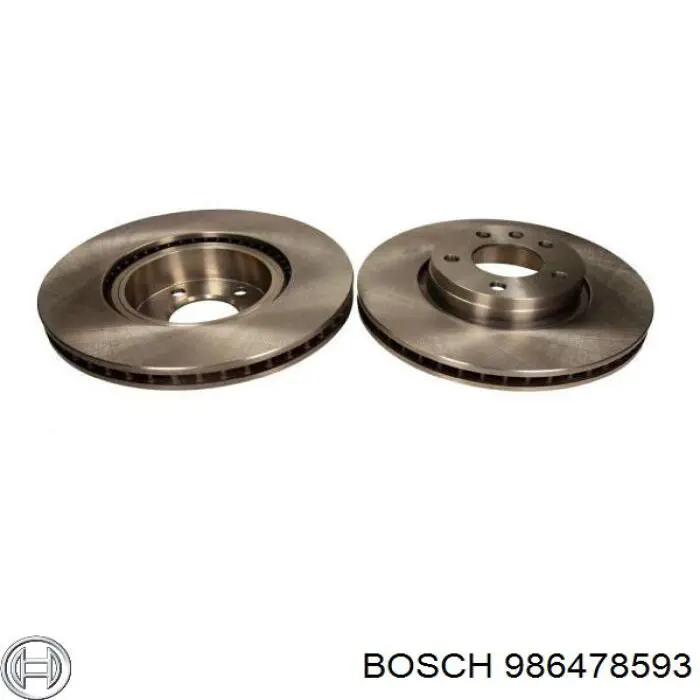 986478593 Bosch диск гальмівний передній