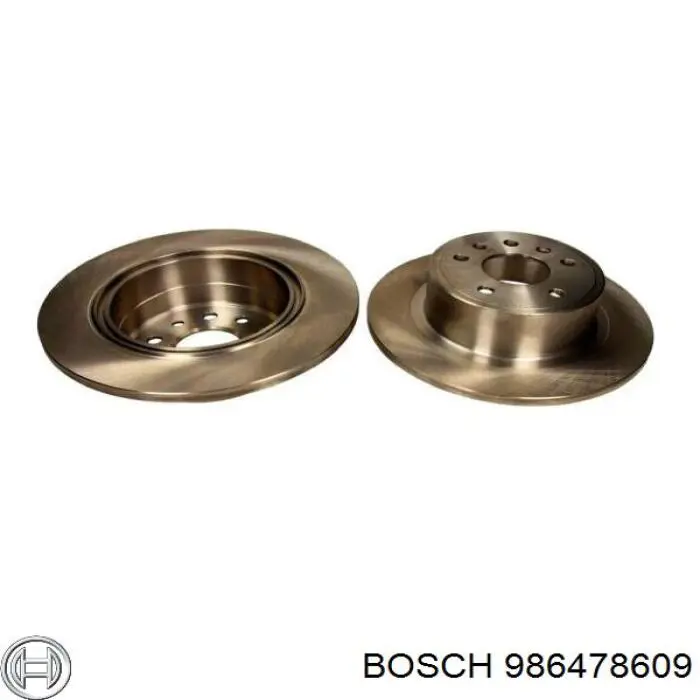 Гальмівні диски 986478609 Bosch