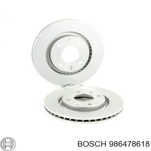 Гальмівні диски передні 986478618 Bosch