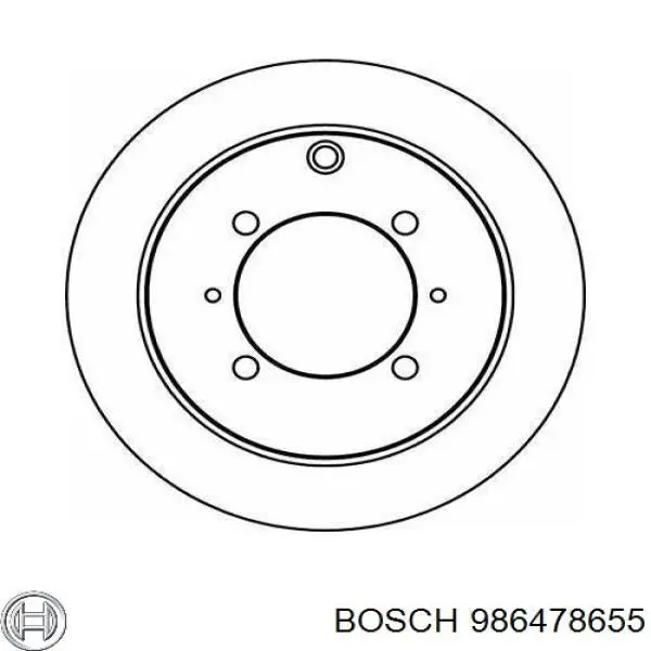 986478655 Bosch Дискові гальма