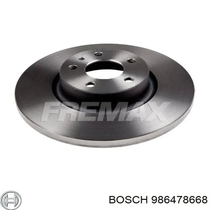 986478668 Bosch диск гальмівний передній