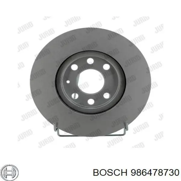 986478730 Bosch диск гальмівний передній