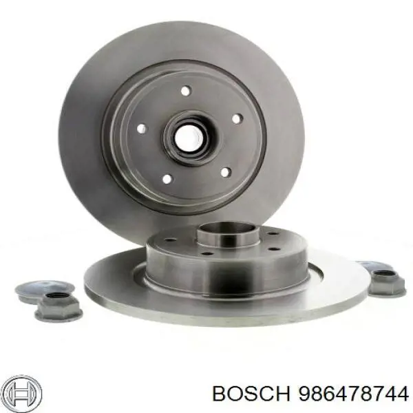 Диск гальмівний задній 986478744 Bosch