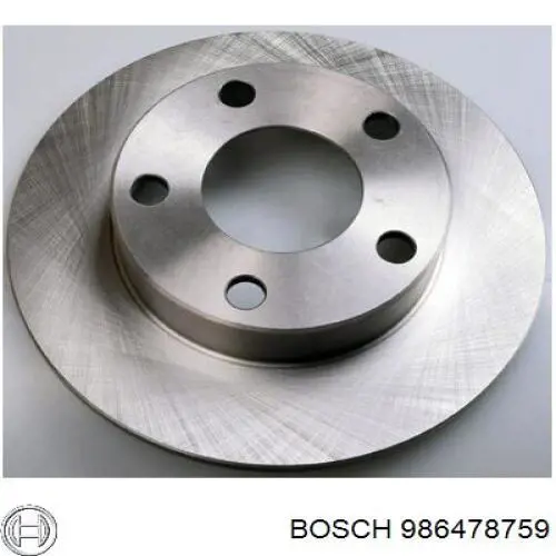 Гальмівні диски 986478759 Bosch