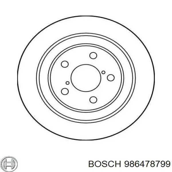 986478799 Bosch Дискові гальма