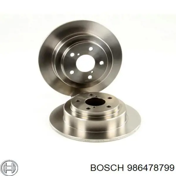 Задні дискові гальма Bosch 986478799 ціна, від 31.81 USD