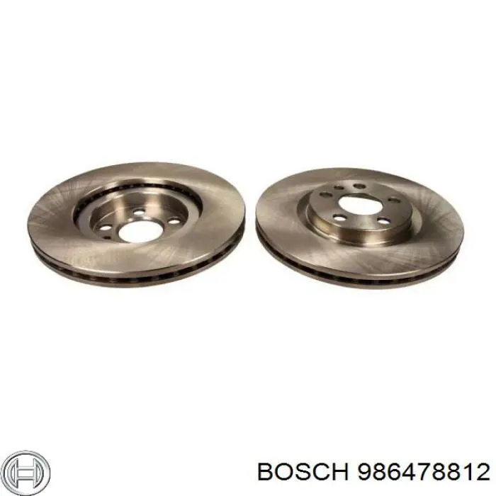 986478812 Bosch диск гальмівний передній
