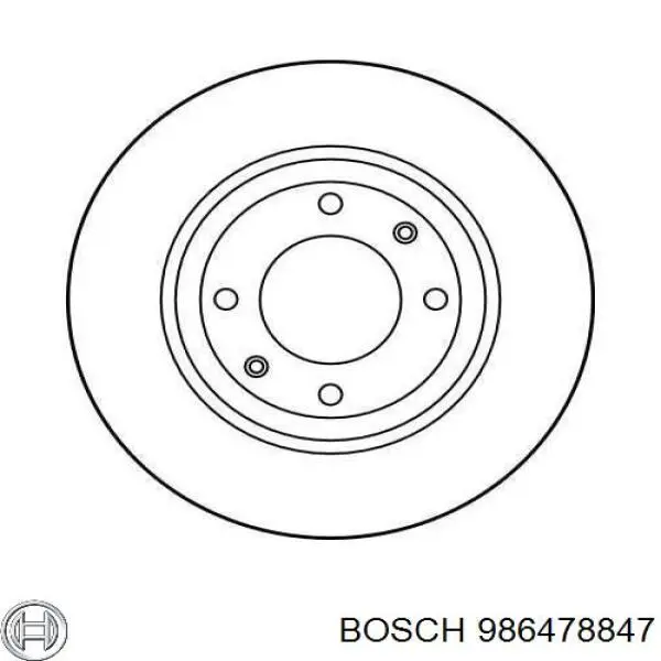 Купити 986478847 Bosch Ротор гальмівний