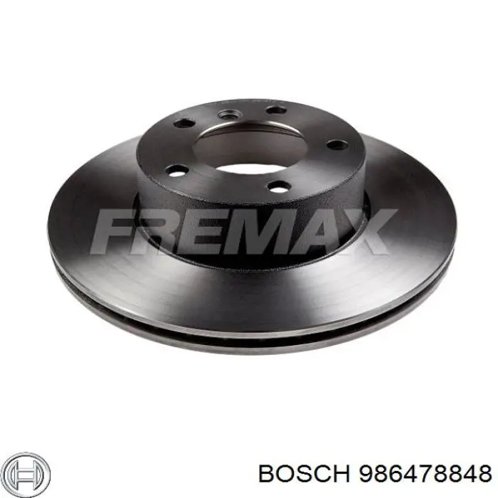986478848 Bosch диск гальмівний передній