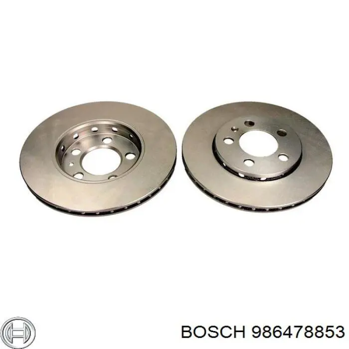 Диск переднього гальма Bosch 986478853 ціна, від 31.93 USD