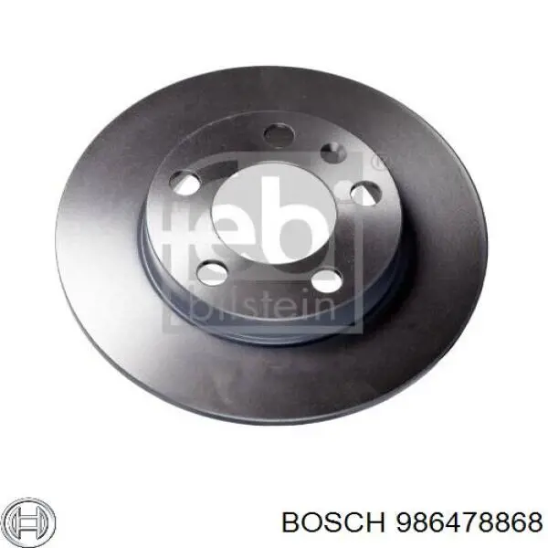 Гальмівні диски 986478868 Bosch