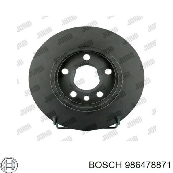 986478871 Bosch диск гальмівний задній