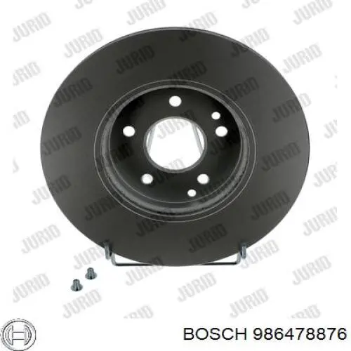 986478876 Bosch диск гальмівний передній