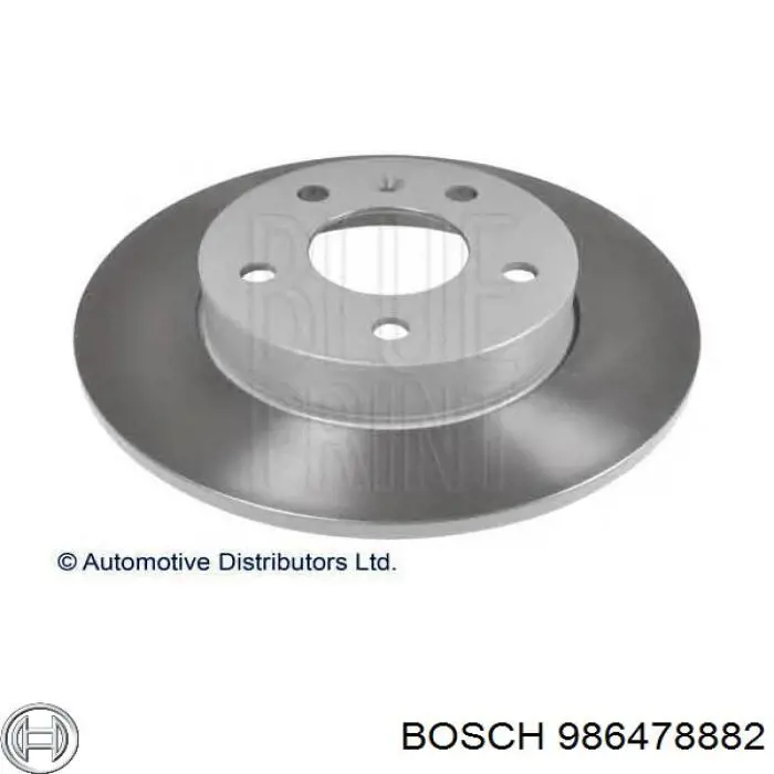 Гальмівні диски 986478882 Bosch