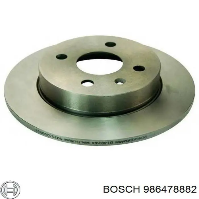Задні дискові гальма Bosch 986478882 ціна, від 21.90 USD