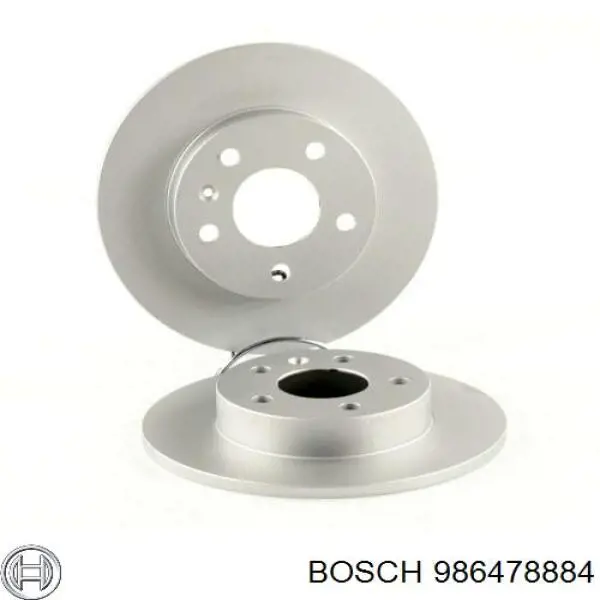 986478884 Bosch диск гальмівний задній