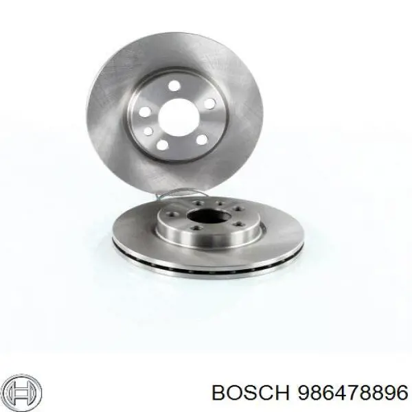 986478896 Bosch диск гальмівний передній
