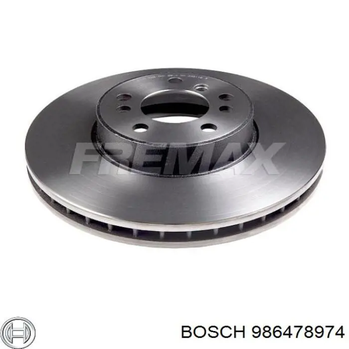 986478974 Bosch диск гальмівний передній