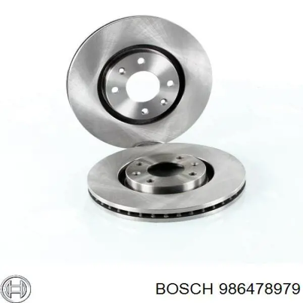 Гальмівні диски передні 986478979 Bosch