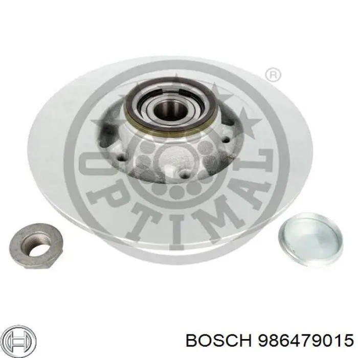 Гальмівні диски 986479015 Bosch