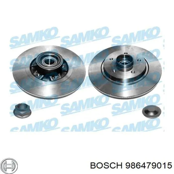986479015 Bosch Дискові гальма