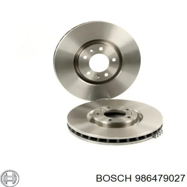 986479027 Bosch диск гальмівний передній