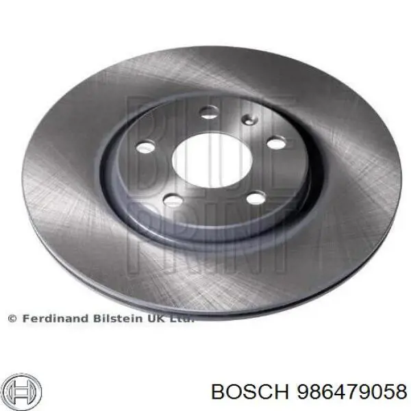 986479058 Bosch диск гальмівний передній