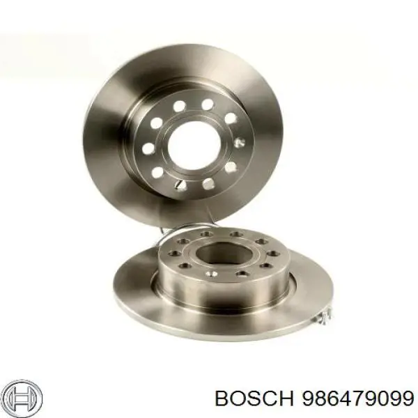986479099 Bosch диск гальмівний задній