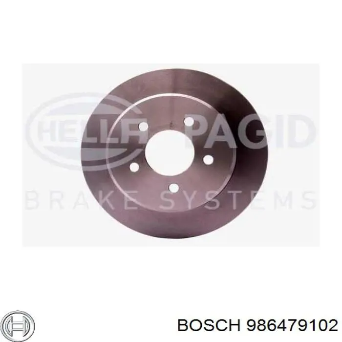 986479102 Bosch Дискові гальма