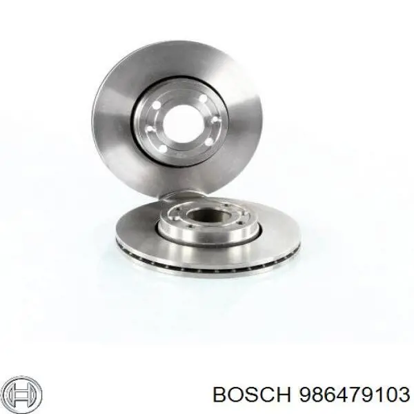 Диск переднього гальма Bosch 986479103 ціна, від 33.93 USD