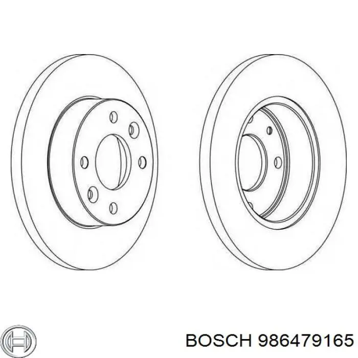 Купити 986479165 Bosch Ротор гальмівний
