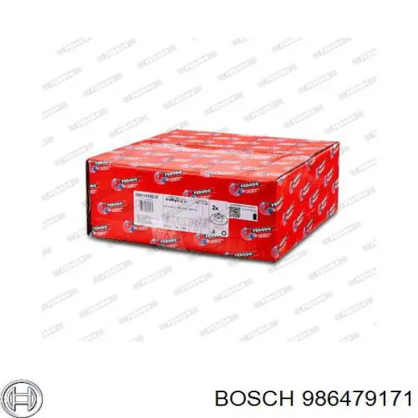 Диск переднього гальма Bosch 986479171 ціна, від 51.03 USD