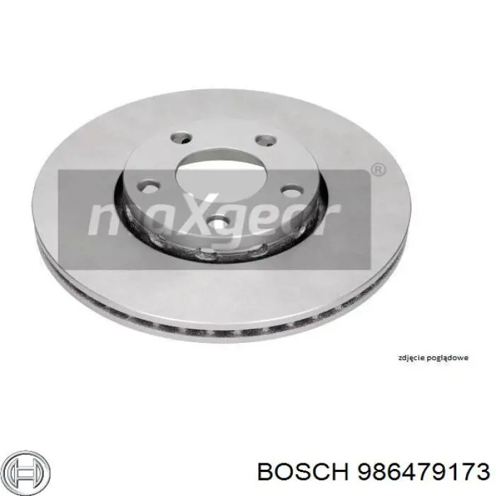 Купити 986479173 Bosch Ротор гальмівний