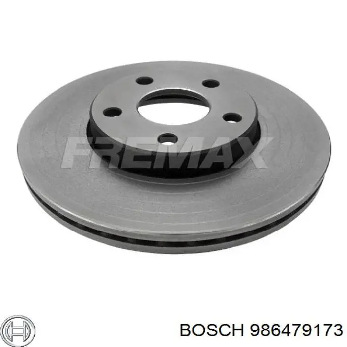 986479173 Bosch Гальмо дискове переднє