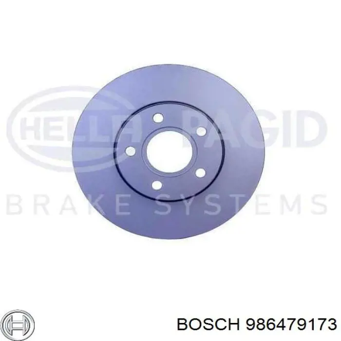 Гальмівні диски передні 986479173 Bosch