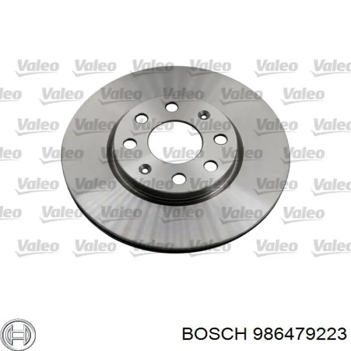 Диск переднього гальма Bosch 986479223 ціна, від 30.47 USD