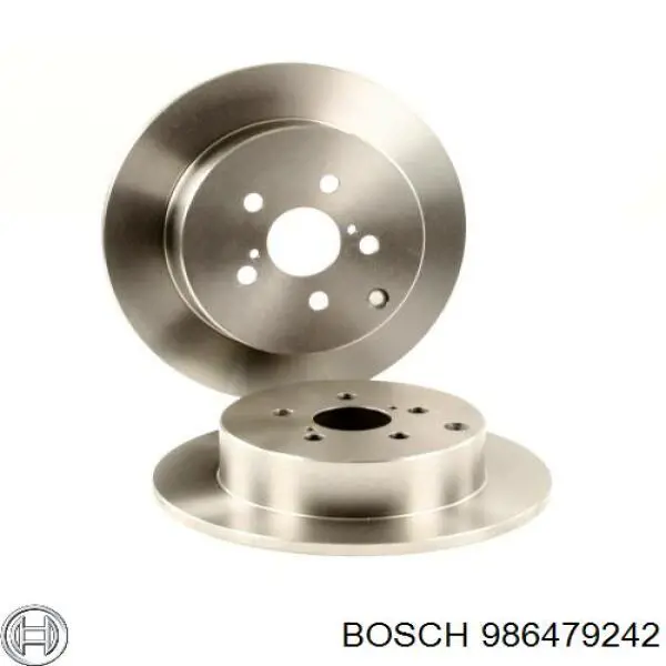 986479242 Bosch диск гальмівний задній