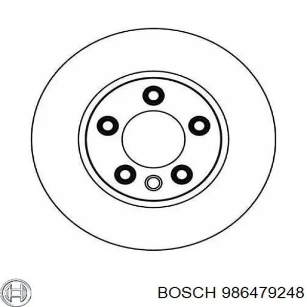 986479248 Bosch Гальмо дискове переднє