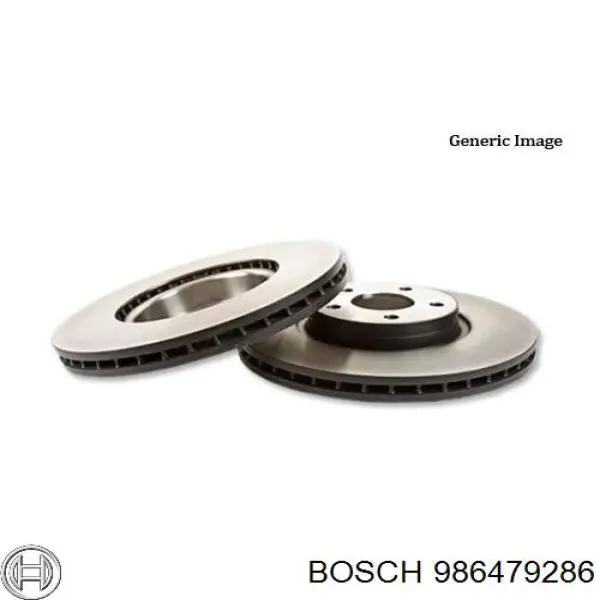 986479286 Bosch диск гальмівний передній
