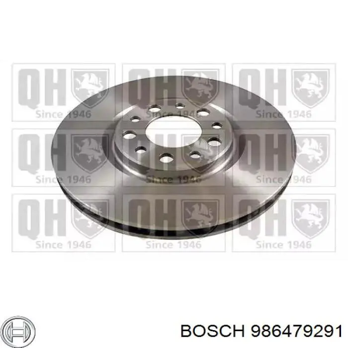 Диск переднього гальма Bosch 986479291 ціна, від 52.02 USD